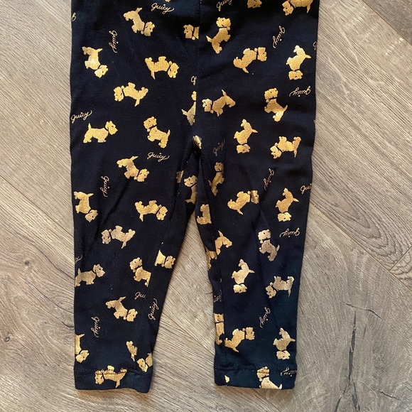 Juicy couture black gold pants - Picture 1 of 2